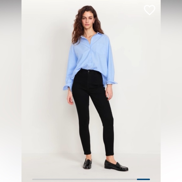 NWT old navy high waisted wow super skinny jeans size 8 tall - Picture 3 of 3